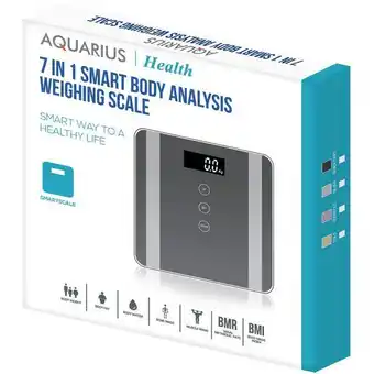 Lloyds Pharmacy Aquarius 7-in-1 digital bathroom weighing scales offer