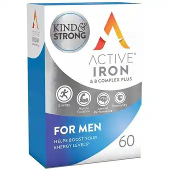 Lloyds Pharmacy Active iron & b-complex plus for men offer