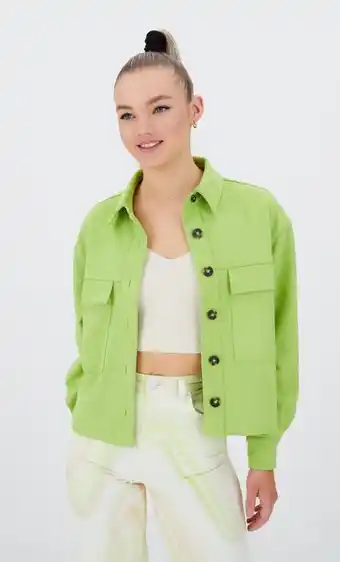 Stradivarius Faux suede overshirt offer