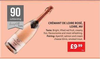 Lidl Crémant de loire rosé, loire nv offer