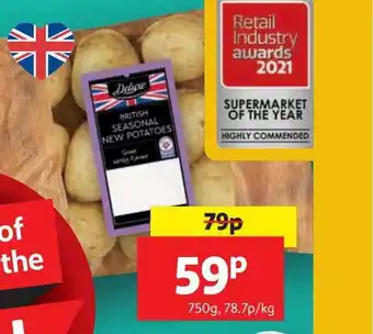 Lidl Deluxe british seasonal new potatoes offer