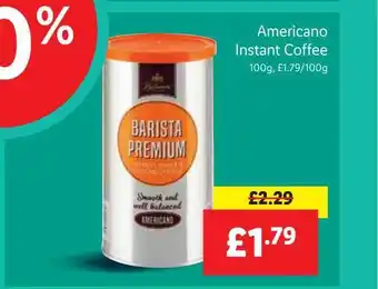 Lidl Americano instant coffee offer