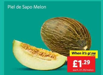 Lidl Piel de sapo melon offer