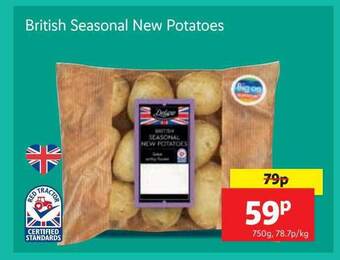 Lidl British seasonal new potatoes offer