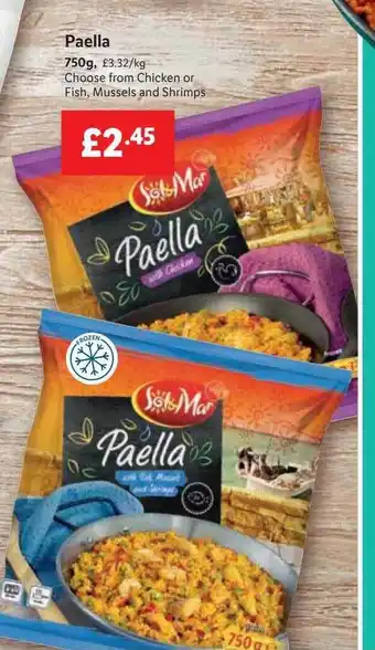 Lidl Sol & mar paella offer