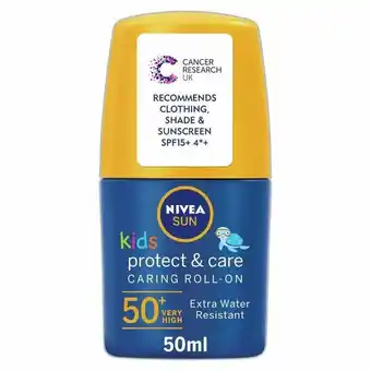 Lloyds Pharmacy Nivea sun kids spf 50+ roll-on offer