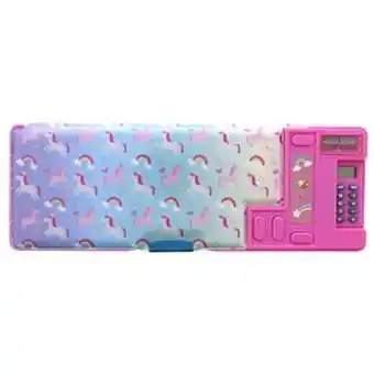 Home Bargains Scribble pop: unicorn multifunction pencil case offer