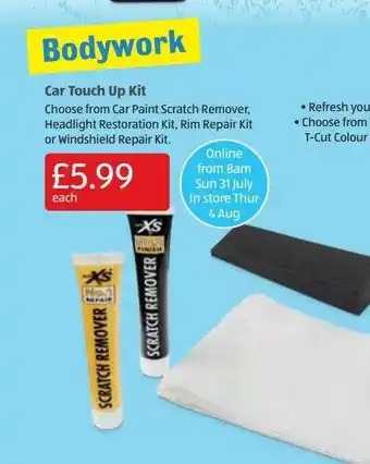 Aldi Car touch up kit offer