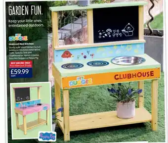 Aldi Licensed mud kitchen offer