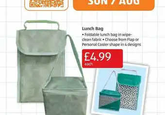 Aldi Lunch bag offer