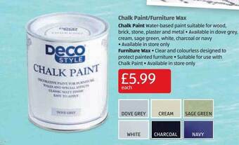 Chalk paint-furniture wax