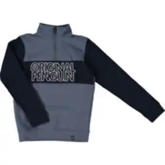 TK Maxx Blue & navy quarter zip sweatshirt offer