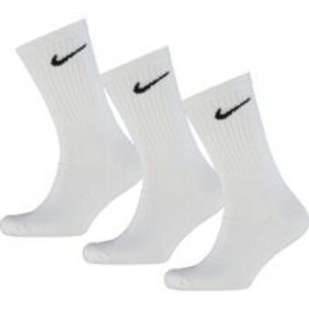 Three pack white trainer socks