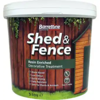 Toolstation Shed & fence treatment 5l urban grey offer