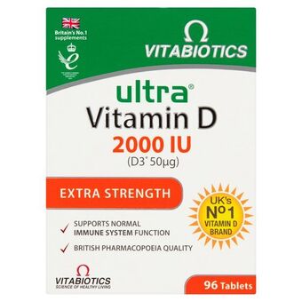Lloyds Pharmacy Vitabiotics ultra d3 2000iu 96 tablets offer