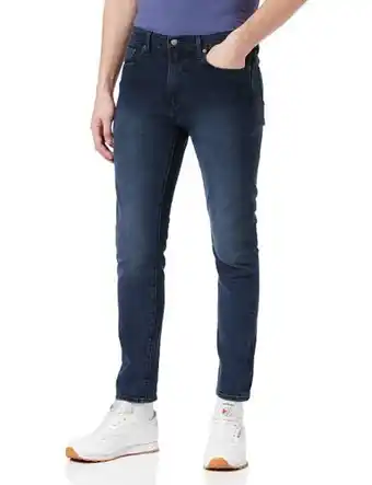 Levi's men's 510 skinny seeped blue black adv tapered, dark indigo-flat finish,