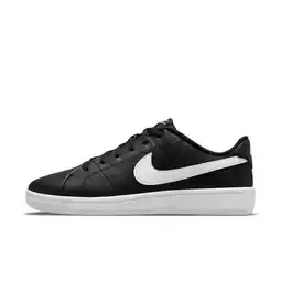 Nike black & white court royale 2 next nature trainers, size: 7