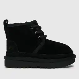 Ugg ugg black neumel ii boys toddler boots, size: 5