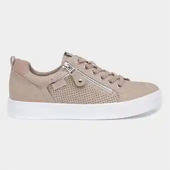 Xti womens pink lace up casual shoe
