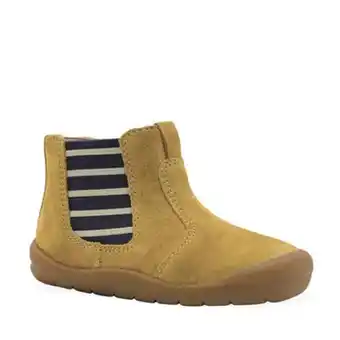 Start-Rite Start rite friend, harvest gold suede zip-up first walking boots offer