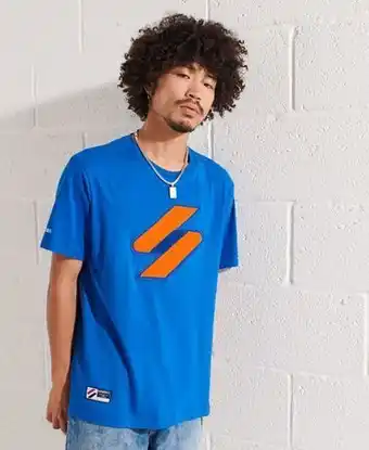 Superdry Superdry code logo chenille t-shirt offer