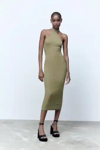 ZARA Halter midi dress offer