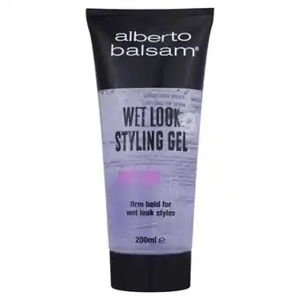 Lloyds Pharmacy Alberto balsam wet look styling gel offer