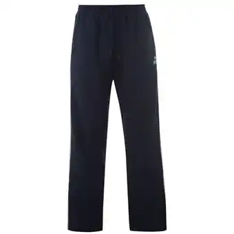 Sports Direct Lonsdale 2 stripe open hem woven pants mens offer