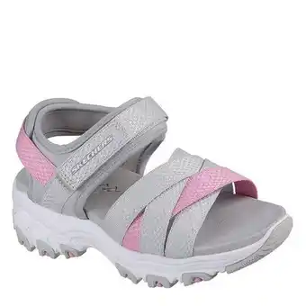 Sports Direct Skechers d-lites sandals junior girls offer