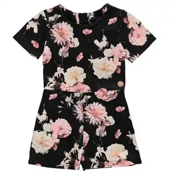 Sports Direct Firetrap jersey floral play suit junior girls offer