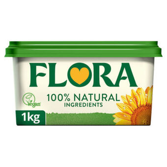 Asda Flora 100% natural dairy free spread offer