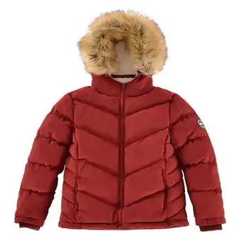 Sports Direct Soulcal 2 zip bubble jacket junior girls offer