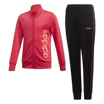 Sports Direct Adidas linear poly tracksuit girls offer