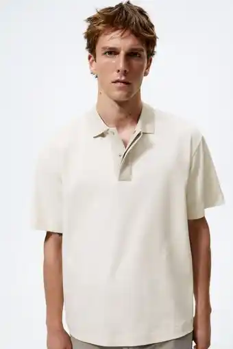 ZARA Polo shirt with matching collar offer