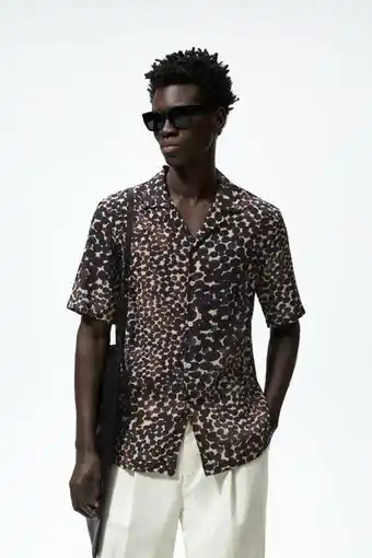 ZARA Polka dot print shirt offer