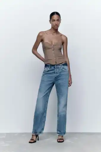 ZARA Zw the relaxed boyfriend jeans offer
