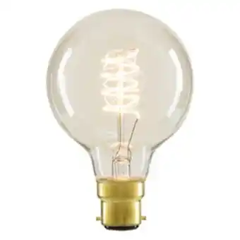 Toolstation G80 vintage incandescent decorative dimmable lamp 40w bc (b22d) clear 140lm offer
