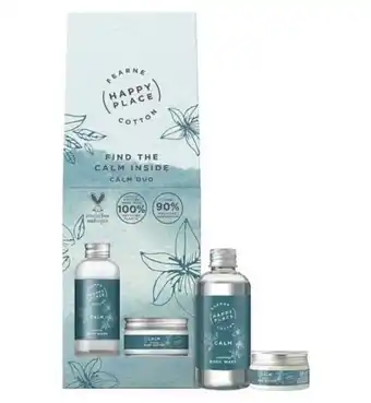 Boots Fearne cotton happy place - find the calm inside - calm body wash and body butter duo offer
