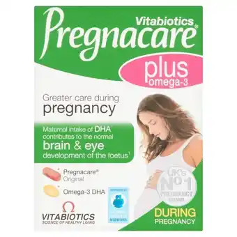 Lloyds Pharmacy Vitabiotics pregnacare plus omega-3 dual pack offer