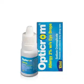 Lloyds Pharmacy Opticrom allergy eye drops offer