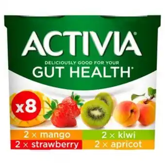 Sainsbury's Activia mixed yellow fruits yogurt 8x115g offer
