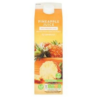 Sainsbury's Sainsbury's 100% pure squeezed pineapple juice, not from concentrate 1l offer