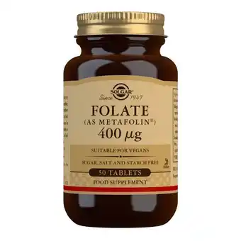Lloyds Pharmacy Solgar folate (metafolin) 400 µg tablets offer