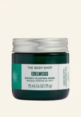 The Body Shop Edelweiss bouncy sleeping mask offer