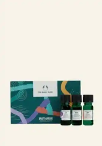 The Body Shop Uplift & relax essential oils kit offer