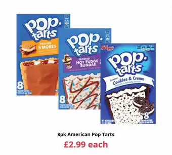 Farmfoods 8pk american pop tarts offer