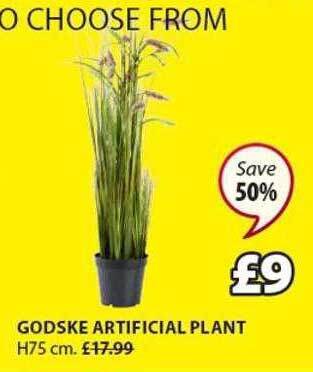 JYSK Godske artificial plant offer