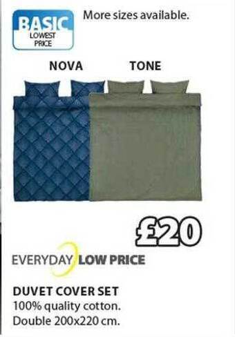 JYSK Duvet cover set offer