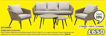 JYSK Vebbestrup lounge set offer