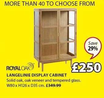 JYSK Langelinie display cabinet offer